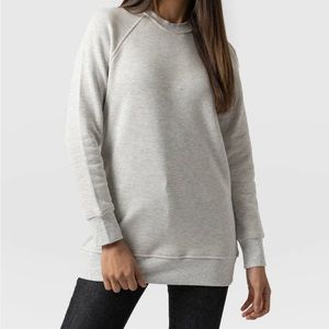 Saint + Sofia Gray Sweatshirt Size 4